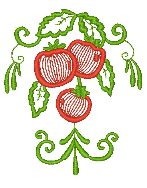 Tomatoes {4x4} 11391 Machine Embroidery Designs