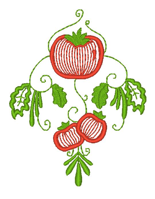 Tomatoes {4x4} 11391 Machine Embroidery Designs