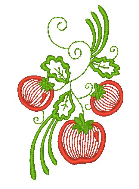 Tomatoes {4x4} 11391 Machine Embroidery Designs