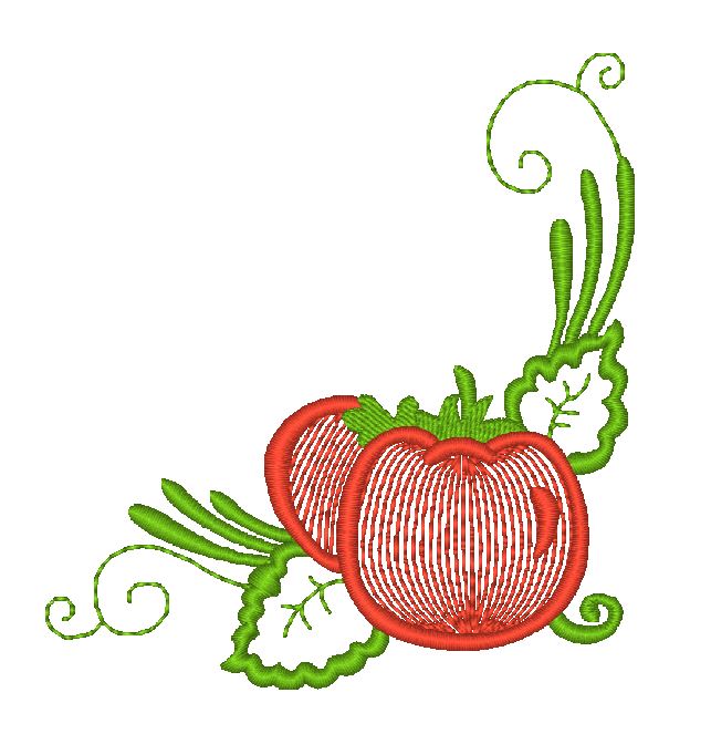 Tomatoes {4x4} 11391 Machine Embroidery Designs