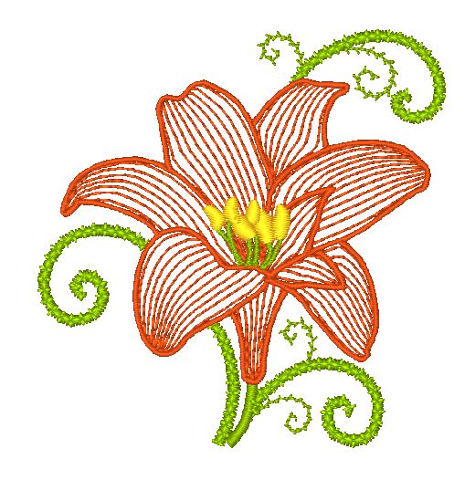 Flowers New Style [4x4] 11453 Machine Embroidery Designs