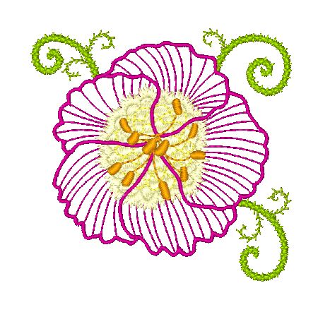 Flowers New Style [4x4] 11453 Machine Embroidery Designs