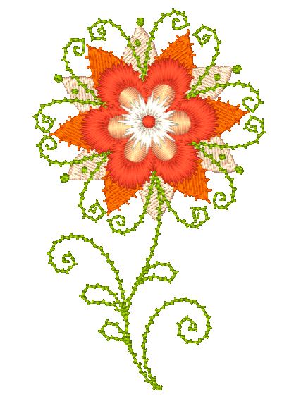 Delicate Flowers [4x4] 11288 Machine Embroidery Designs