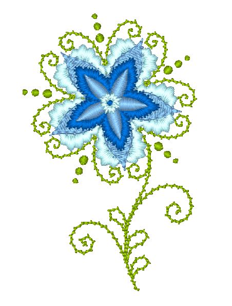 Delicate Flowers [4x4] 11288 Machine Embroidery Designs