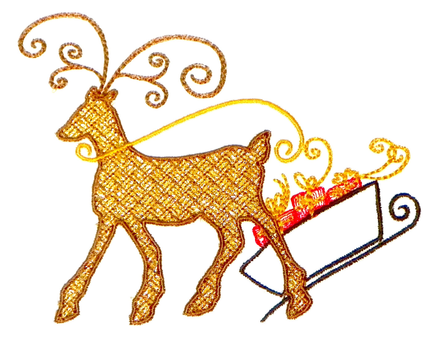 Elegant Christmas Deer [5x7] # 10647