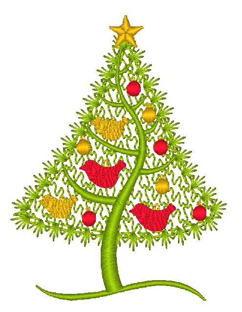 New ChristmasTrees [4x4] 10898 Machine Embroidery Designs