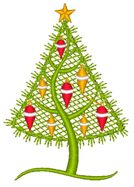 New ChristmasTrees [4x4] 10898 Machine Embroidery Designs