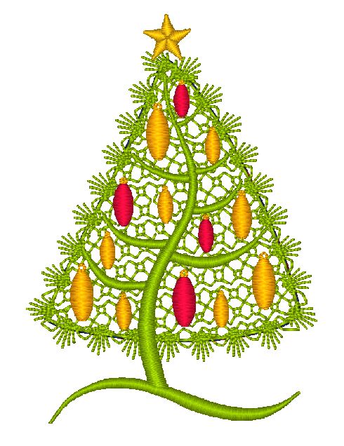 New ChristmasTrees [4x4] 10898 Machine Embroidery Designs