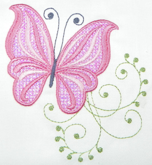 Mylar Freedom Butterflies NLS [5x7] 11496 Machine Embroidery Designs