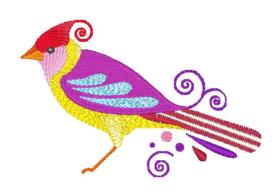 Exotic Birds-2 [5x7] 11413 Machine Embroidery Designs