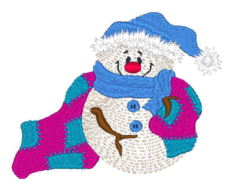 Winter Country Snowmen [4x4] # 10884