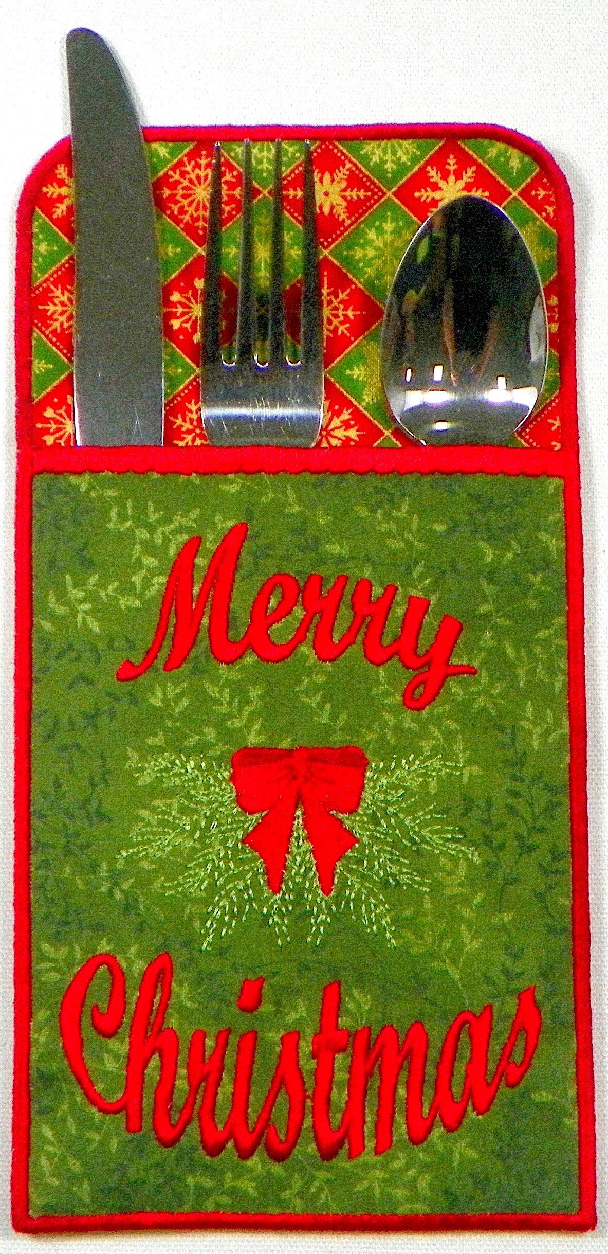 ITH Christmas SIlverware Holder Project  [6x10]  ATWS10142
