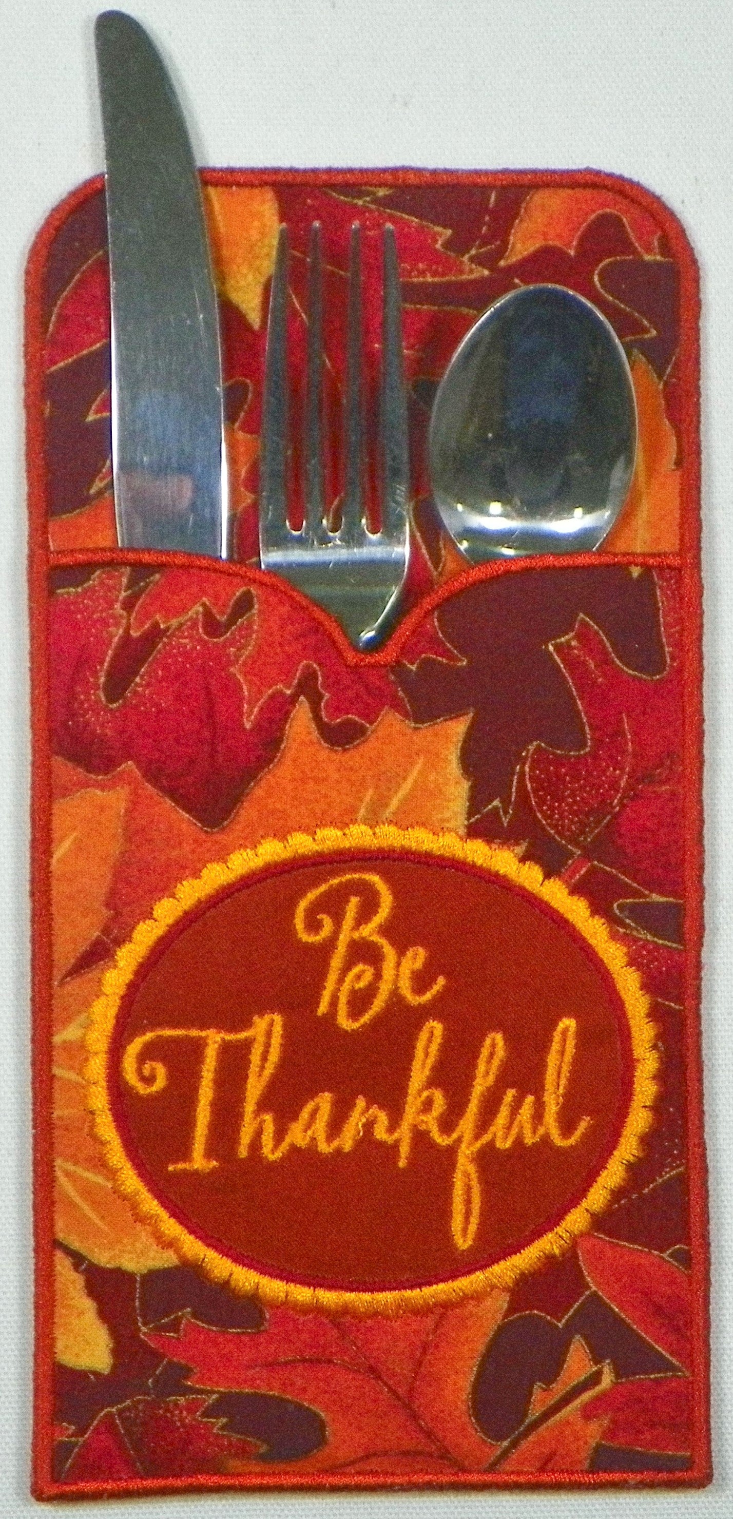 Fall Blessings Silverware Holders [6x10] 11720 Machine Embroidery Designs