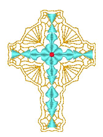 Lacey Crosses [5x7] 11425 Machine Embroidery Designs