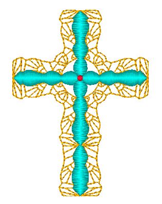 Lacey Crosses [5x7] 11425 Machine Embroidery Designs