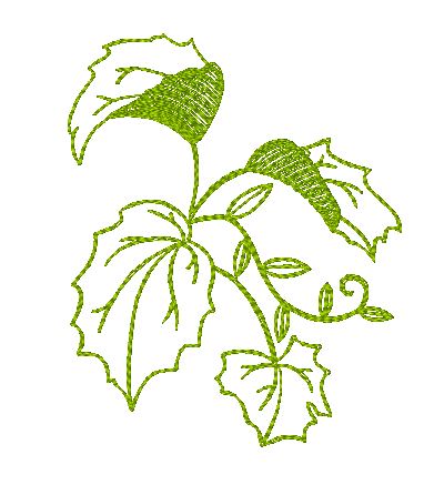 Leaves-NLS [4x4] 11671  Machine Embroidery Designs