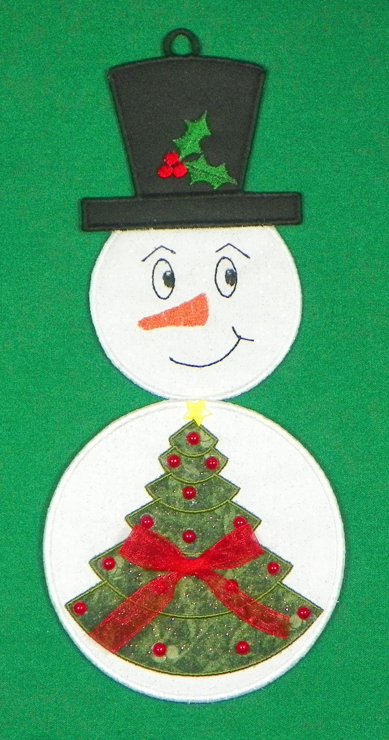FSA Snowman Danglers [6x10] 11718 Machine Embroidery Designs