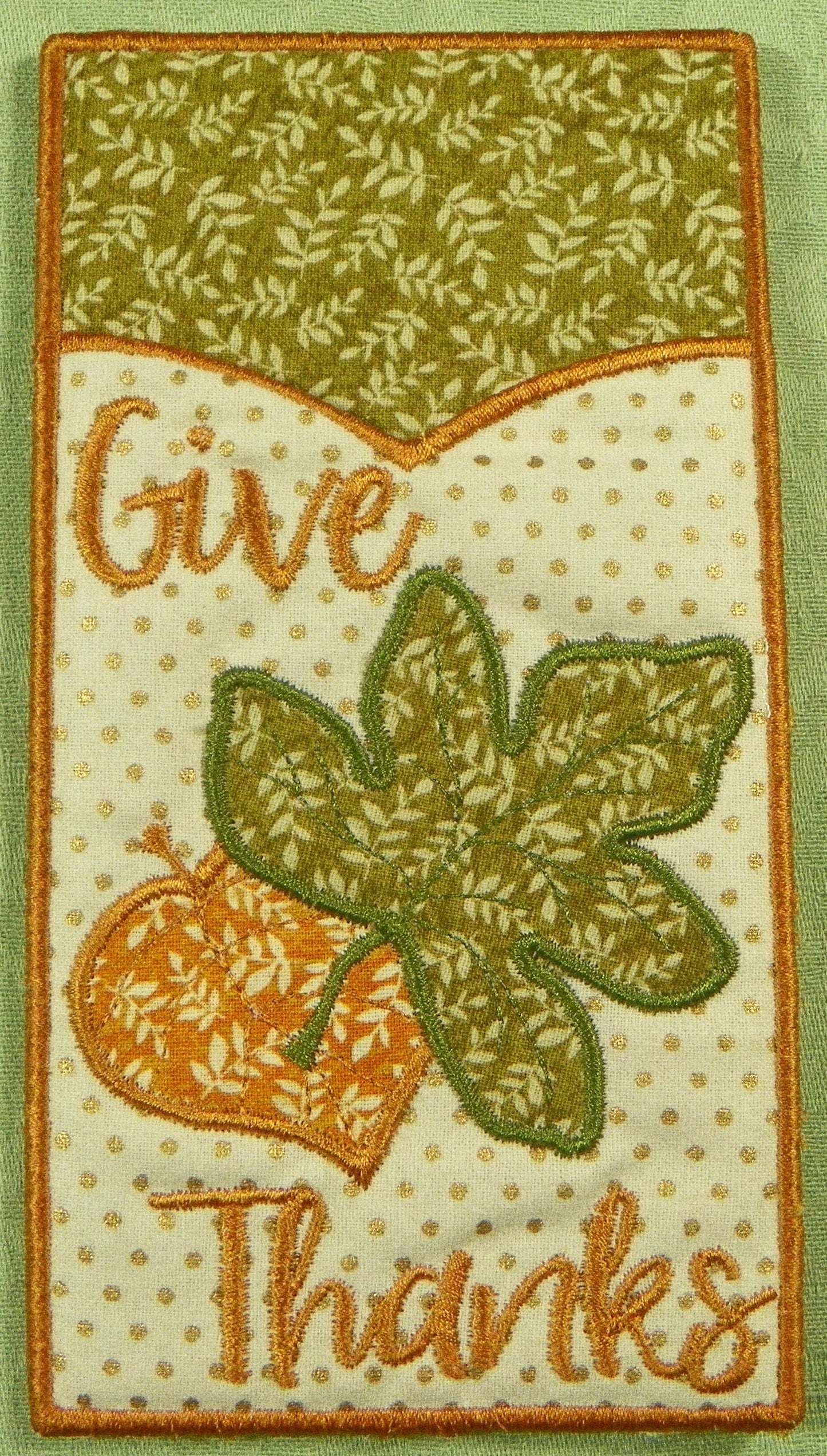 FSA Give Thanks Silverware Holder Project [6x10] 10952 Machine Embroidery Designs