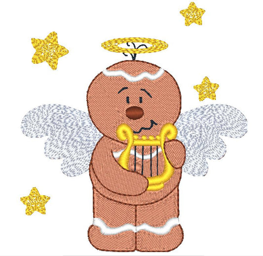 Mylar Ginger Angels [5x7] NLS 11679 Machine Embroidery Designs