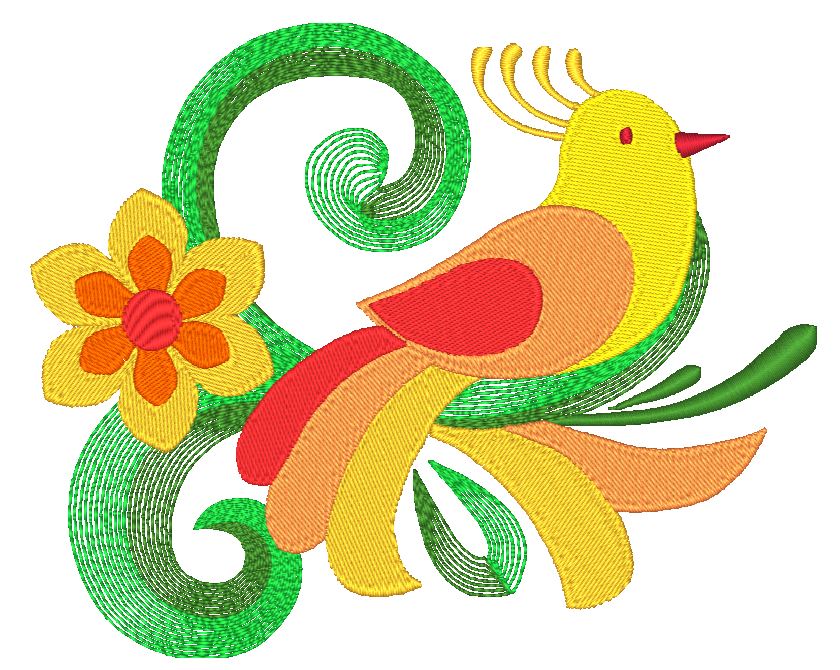 Paradise Birds [5x7] 11548 Machine Embroidery Designs