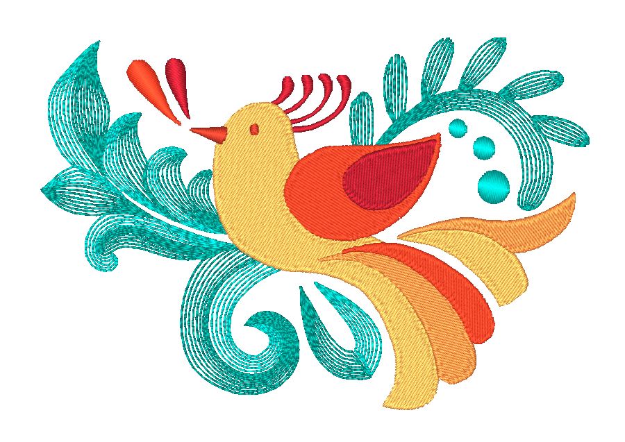 Paradise Birds [5x7] 11548 Machine Embroidery Designs