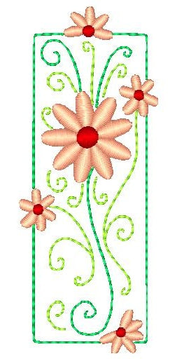 Curly Floral Deco [4x4] 11618 Machine Embroidery Designs