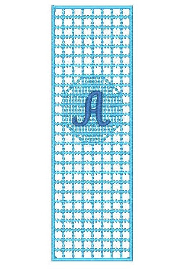 Filet-Crochet-Rectangle-Bookmarks  A-M [5x7] 11588 Machine Embroidery Designs