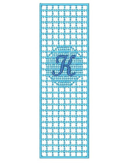 Filet-Crochet-Rectangle-Bookmarks  A-M [5x7] 11588 Machine Embroidery Designs