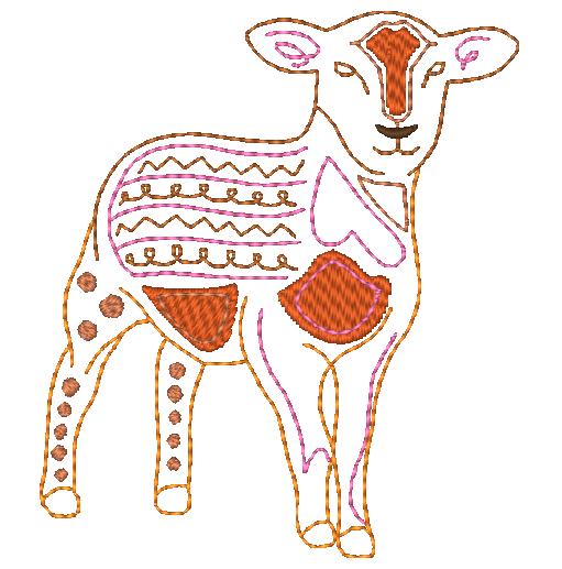 Native Farm [4x4] 11172 Machine Embroidery Designs