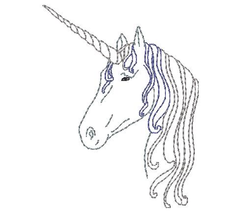 Colorline Fantasy Unicorns [4x4] 11166  Machine Embroidery Designs