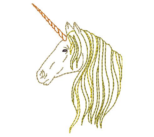 Colorline Fantasy Unicorns [4x4] 11166  Machine Embroidery Designs