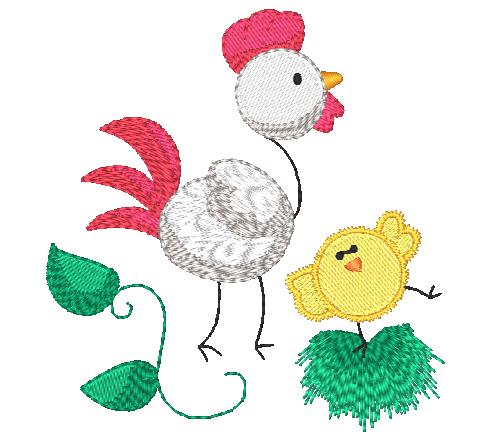 Farm Sticky Animals [4x4] 11338 Machine Embroidery Designs