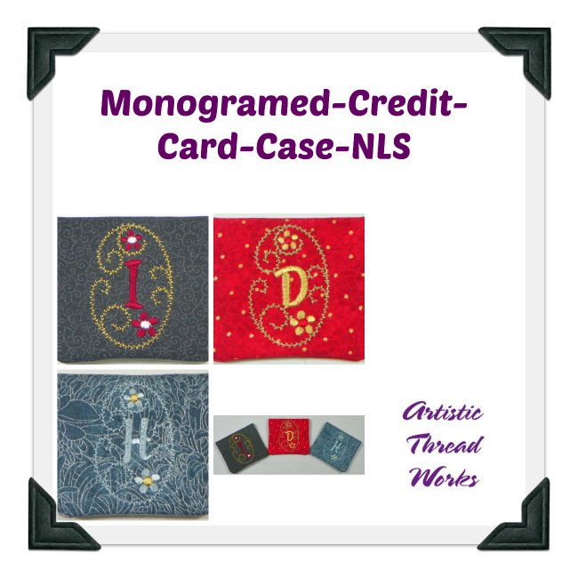 ITH Monogramed Card Case  [5x7] # 10430