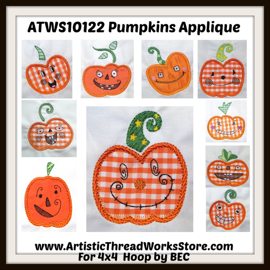 Pumpkins Applique  [4x4]  ATWS10122 BD09
