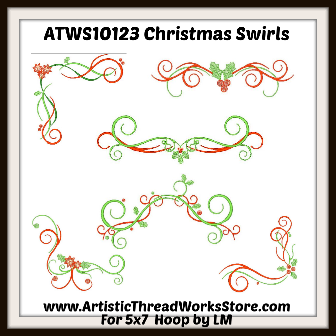 Christmas Swirls   ATWS-10123
