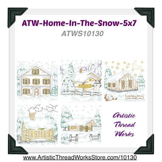 Home In The Snow  [5x7]  ATWS-10130