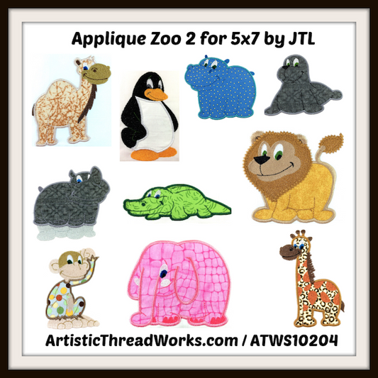 Applique Zoo 2   ATWS-10204