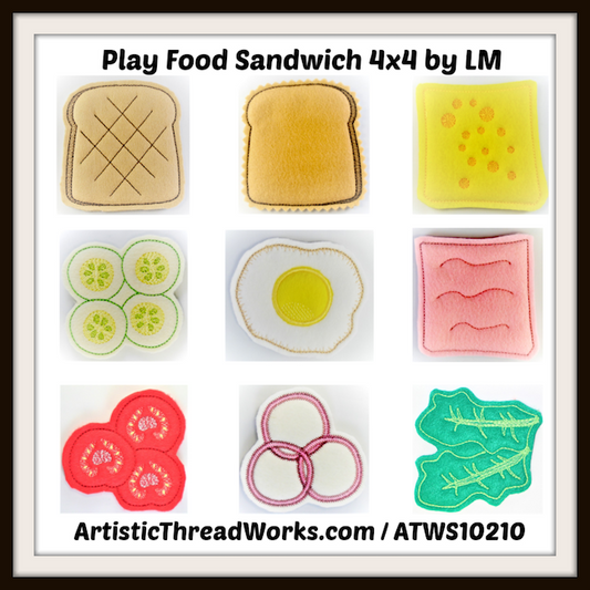 Play Food Sandwich  [4x4]  ATWS-10210
