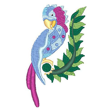 Jacobean Parrots [4x4] 11607 Machine Embroidery Designs