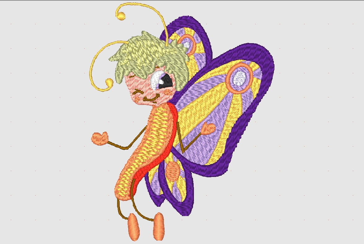 Colorful-Butterflies-TMS [4x4] 11594  Machine Embroidery Designs