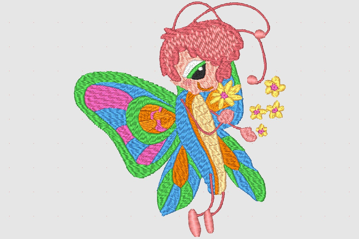 Colorful-Butterflies-TMS [4x4] 11594  Machine Embroidery Designs