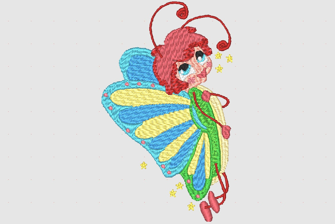 Colorful-Butterflies-TMS [4x4] 11594  Machine Embroidery Designs