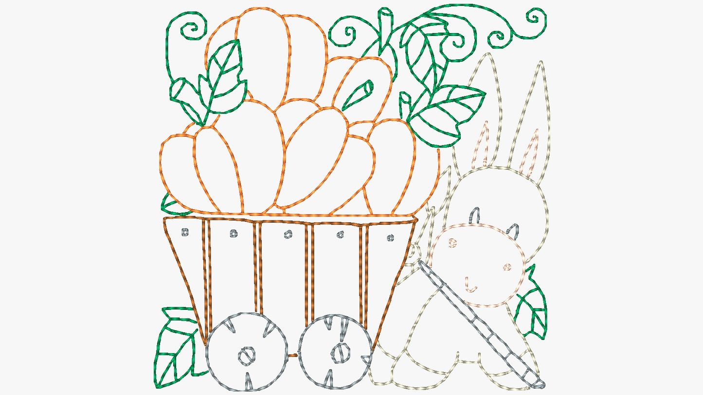 Farmers Blocks [4x4] 11630  Machine Embroidery Designs