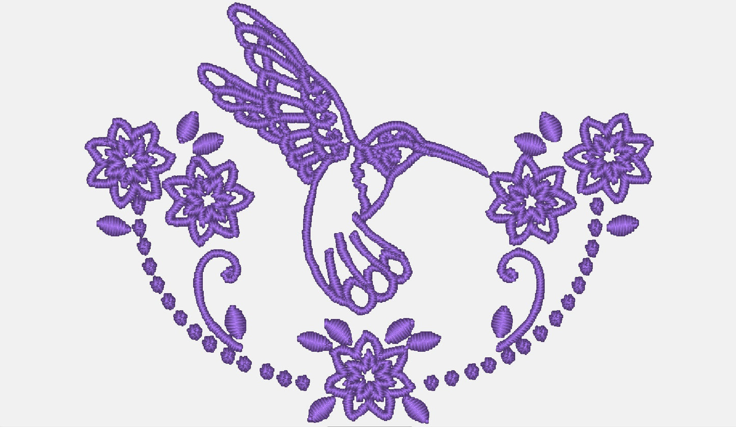 Hummingbird Fantasy [4x4] 11365 Machine Embroidery Designs