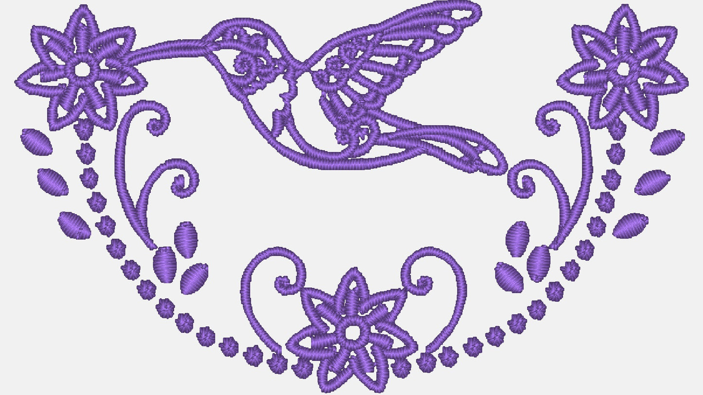 Hummingbird Fantasy [4x4] 11365 Machine Embroidery Designs