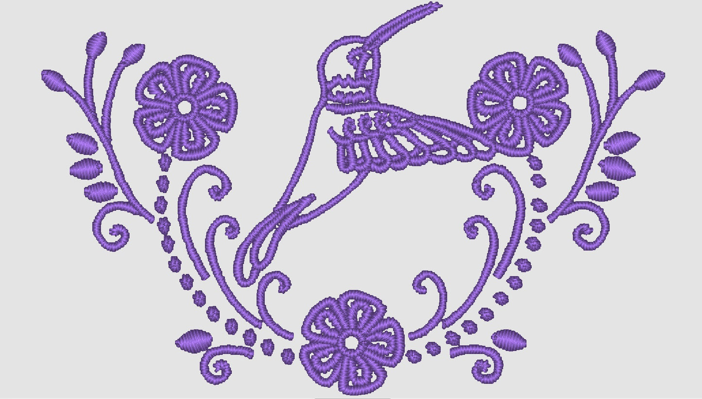 Hummingbird Fantasy [4x4] 11365 Machine Embroidery Designs