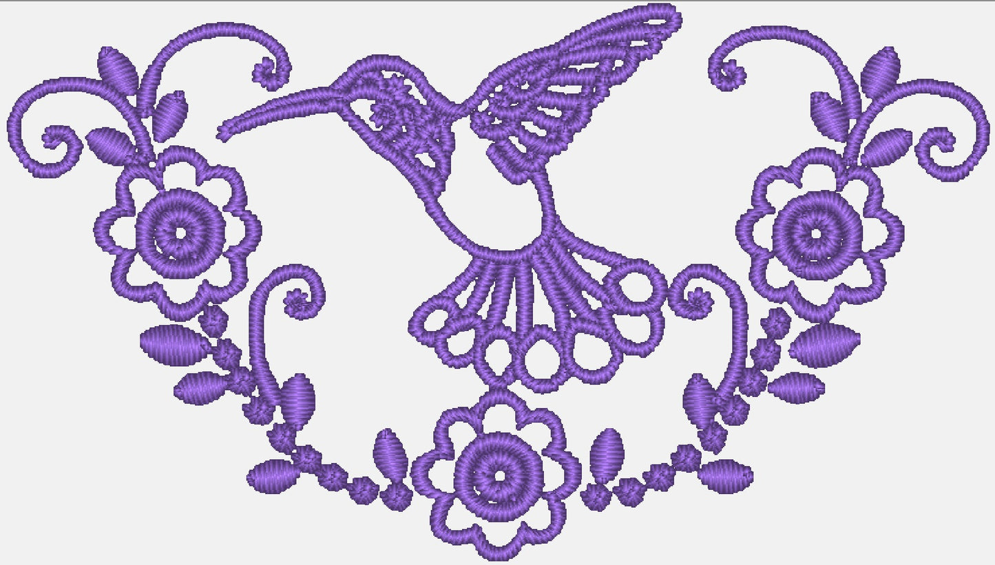 Hummingbird Fantasy [4x4] 11365 Machine Embroidery Designs