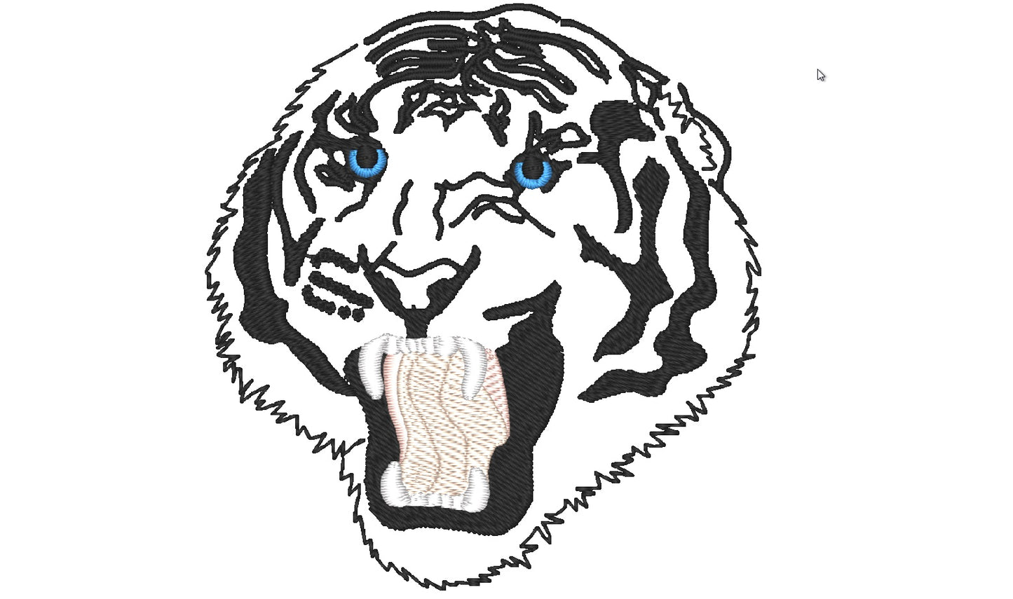Realistic Tigers-TMS [4x4] 11224  Machine Embroidery Designs