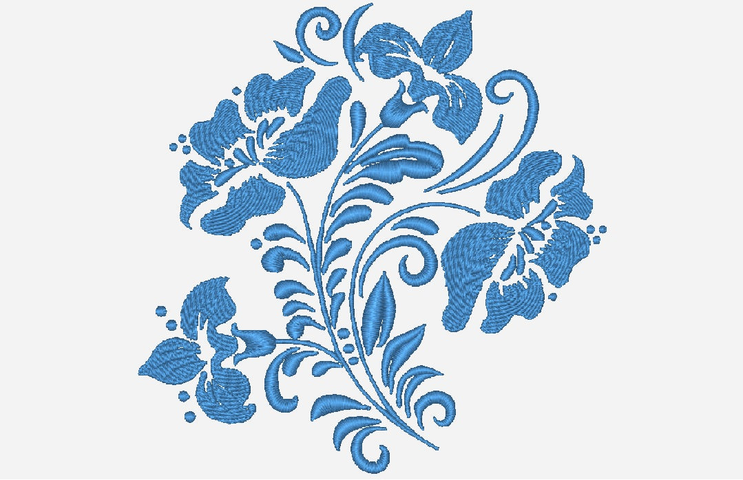 Flowers One Color [5x7] 11332 Machine Embroidery Designs