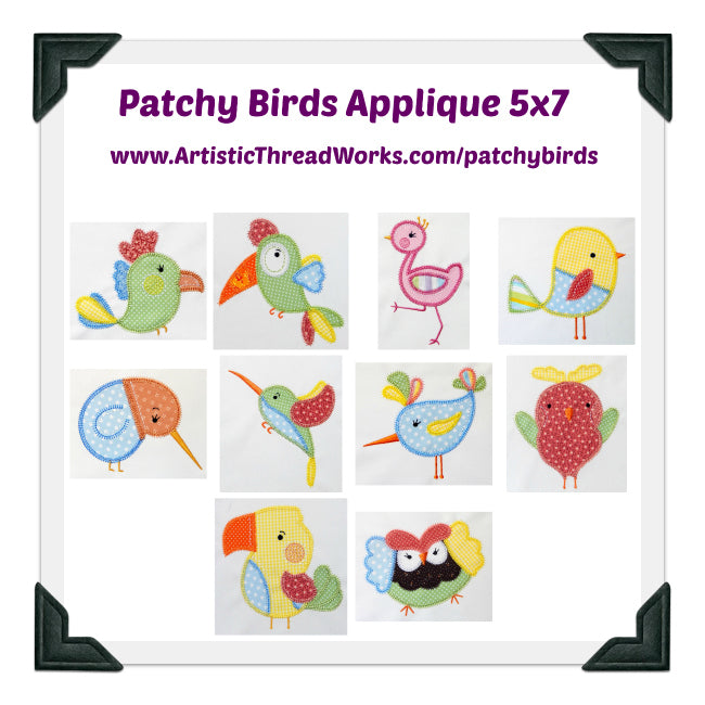 Patchy Birds [5x7] ATWS10259